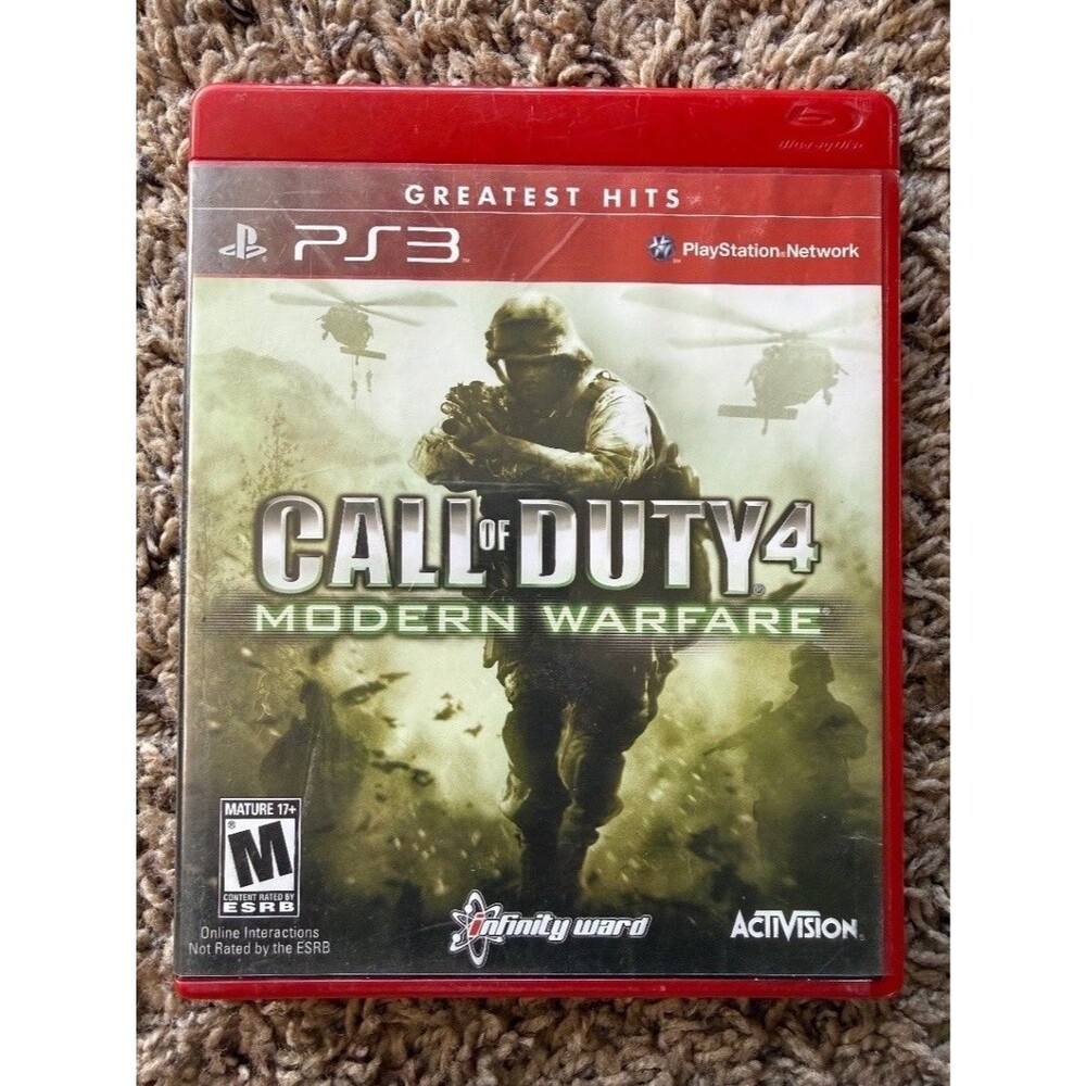 Call of Duty 4 Modern Warfare Greatest Hits PS3 Sony PlayStation 3 Game